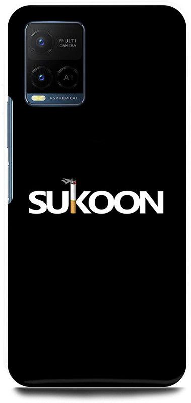 play fast Back Cover for Vivo Y21T, V2135 SUKOON, CEGRATE, CIGRATE  (Black, Hard Case, Pack of: 1)