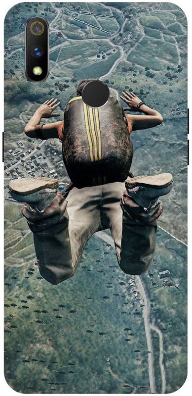 URCHIN Back Cover for Realme 3 Pubg, Kar98, Pubg lover, Pubg Game, Pubg Love, Chicken dinner  (Multicolor, Shock Proof, Pack of: 1)
