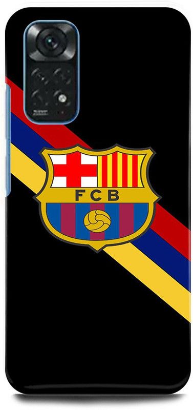 play fast Back Cover for Redmi Note 11S FCB, BARCELONA, LOGO, SIGN  (Black, Hard Case, Pack of: 1)