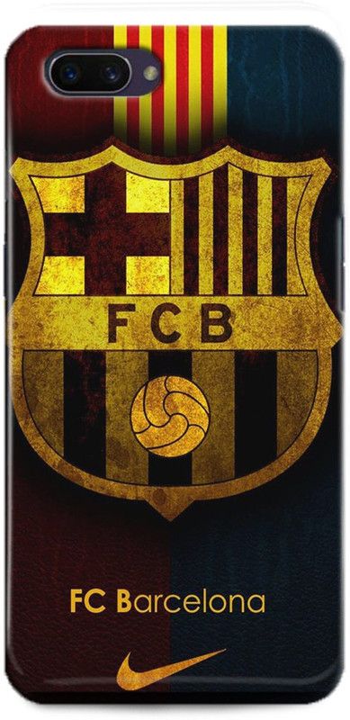 GRAFIQE Back Cover for OPPO A3s/ Barcelona FCB, Barcelona Logo, Football, FCB  (Multicolor, Shock Proof, Pack of: 1)