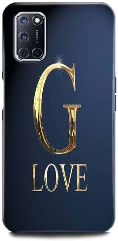 MP ARIES MOBILE COVER Back Cover for OPPO A52,CPH2061 GOLDEN G LOVE PRINTED  (Multicolor, Hard Case, Pack of: 1)