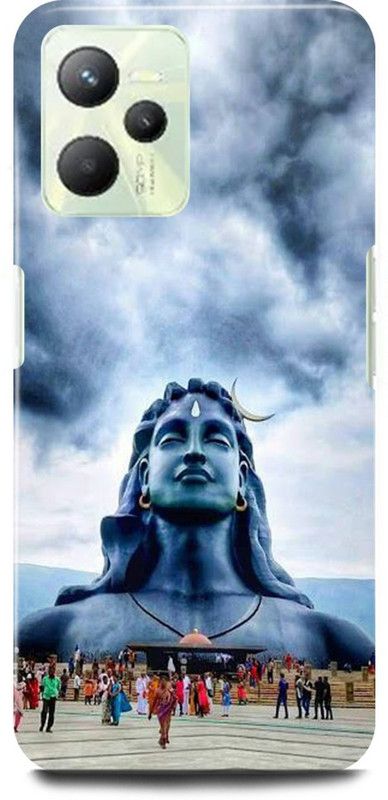 play fast Back Cover for Realme C35, RMX3511 ADIYOGI, SHIVA, STATUE, SHIV, MAHADEV  (Blue, Hard Case, Pack of: 1)