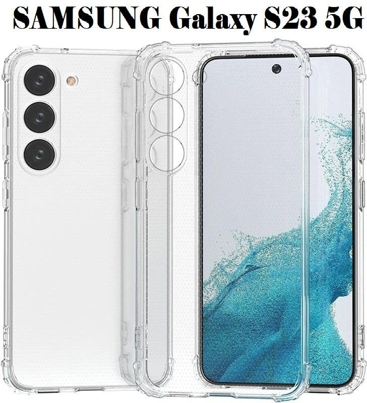 LIKEDESIGN Back Cover for SAMSUNG Galaxy S23 5G, SAMSUNG S23  (Transparent, Shock Proof, Silicon, Pack of: 1)