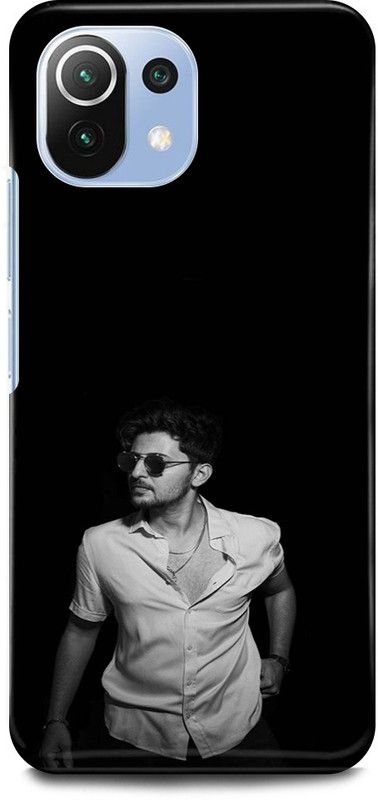 JUGGA Back Cover for Mi 11 Lite, DARSHAN, RAVAL, ACTOR  (Black, Hard Case)