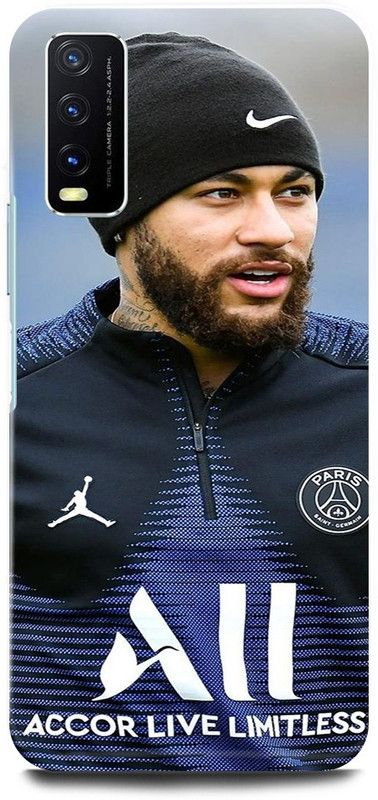 play fast Back Cover for Vivo Y12s, V2033 NEYMAR, JR, BARCELONA,FOOTBALL,JUNIOR,PSG,FRANCE  (Blue, Hard Case, Pack of: 1)