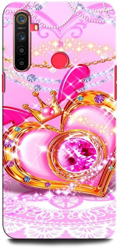 GRAFIQE Back Cover for Realme 5s 1925 LOVE, COUPLE, RING, BUTTERFLY, HAPPINESS  (Multicolor, Shock Proof, Pack of: 1)
