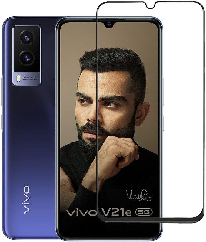 INFINITYWORLD Edge To Edge Tempered Glass for Vivo V21E 5G  (Pack of 1)