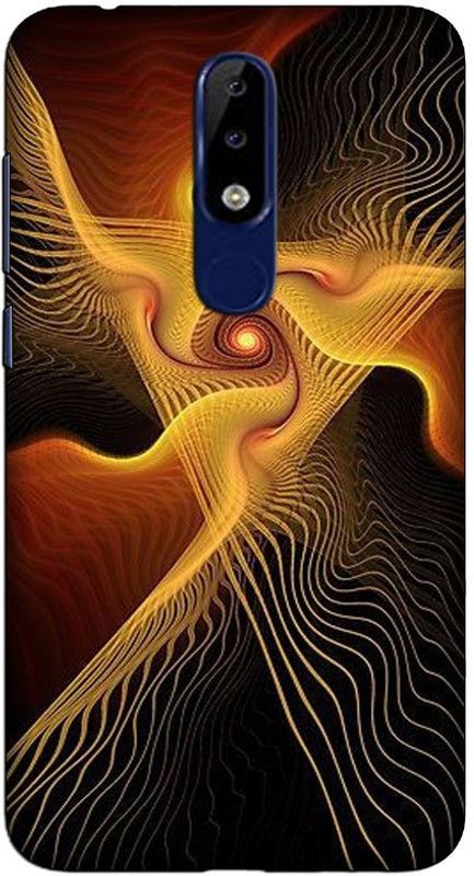 CROKIAN Back Cover for Nokia 6.1 Plus Galaxy Back Cover  (Multicolor, Hard Case, Pack of: 1)