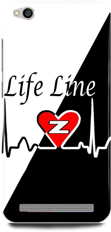 FRONK Back Cover for Redmi 5A, MCI3B, Z, NAME, LETTER, ALPHABET, LIFELINE  (Black, Hard Case)
