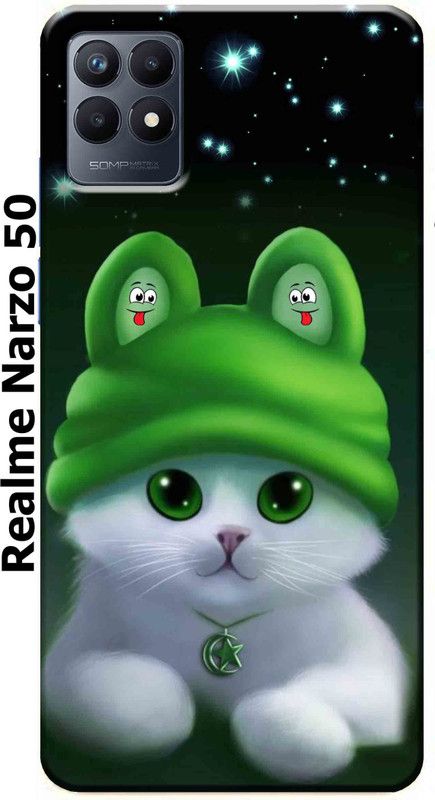 YornoSis Back Cover for Realme narzo 50 2844  (Multicolor, Shock Proof, Silicon, Pack of: 1)