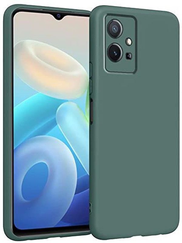 Antra Enterpries Back Cover for Vivo Y75 5G  (Green, Dual Protection)