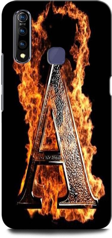 GRAFIQE Back Cover for Vivo Z1Pro 1951/PD1911F_EX A, A LETTER, A ALPHABET, A DESIGN  (Multicolor, Shock Proof, Pack of: 1)