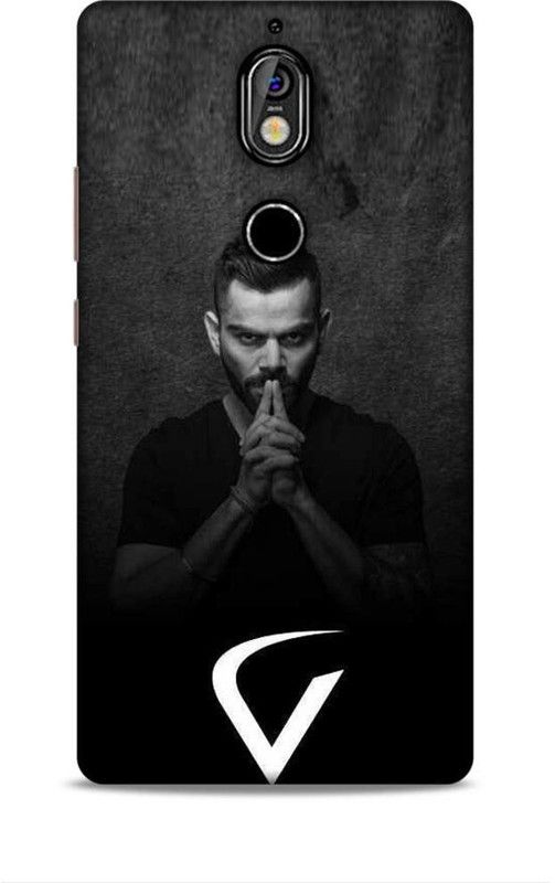 ND ENTERPRISE Back Cover for NOKIA 7  (Black, Grey, 3D Case)