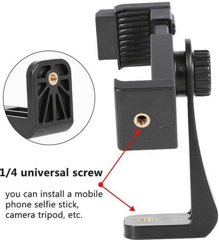 SOJUBA Mobile Tripod Mount Support DualClip Universal Mobile Camera Selfie Stick Holder Mobile Holder
