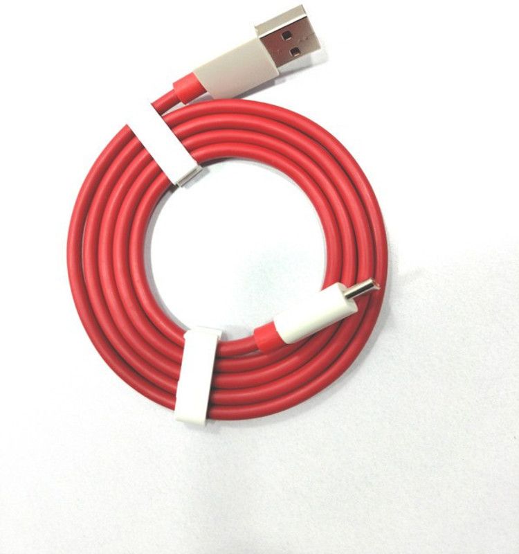 SANNO WORLD USB Type C Cable 6.5 A 1.00071999999999 m Copper Braiding 65W For Realme X2 Pro| Realme 6| Realme 7| Realme 8| Realme X3 | Realme 7i  (Compatible with 65 watt fast charger mobile phone oppo, Red, One Cable)