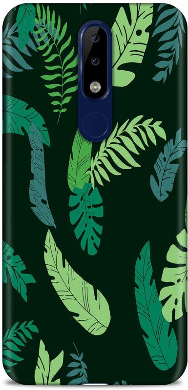 Sankee Back Cover for Nokia 5.1 Plus  (Green, Hard Case)