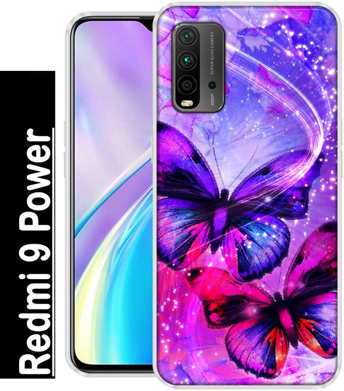 REALKING Back Cover for Redmi 9 Power  (Multicolor, Grip Case, Silicon, Pack of: 1)