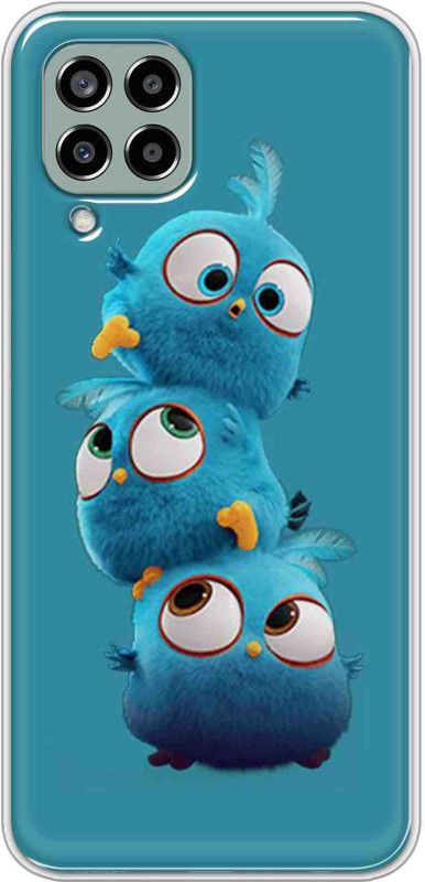 Case Club Back Cover for samsung galaxy m33 5g  (Blue, Grip Case, Silicon, Pack of: 1)