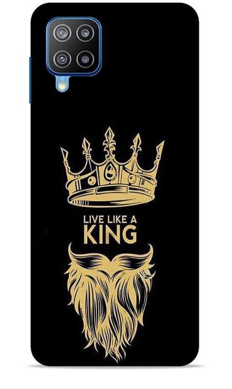 Printastic Back Cover for Samsung Galaxy F12, Samsung Galaxy M12, Samsung Galaxy A12  (Black, Waterproof)