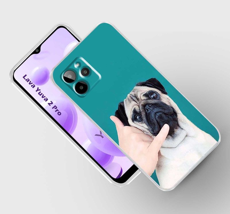 Retroart Back Cover for LAVA YUVA 2 PRO  (Multicolor, Silicon, Pack of: 1)