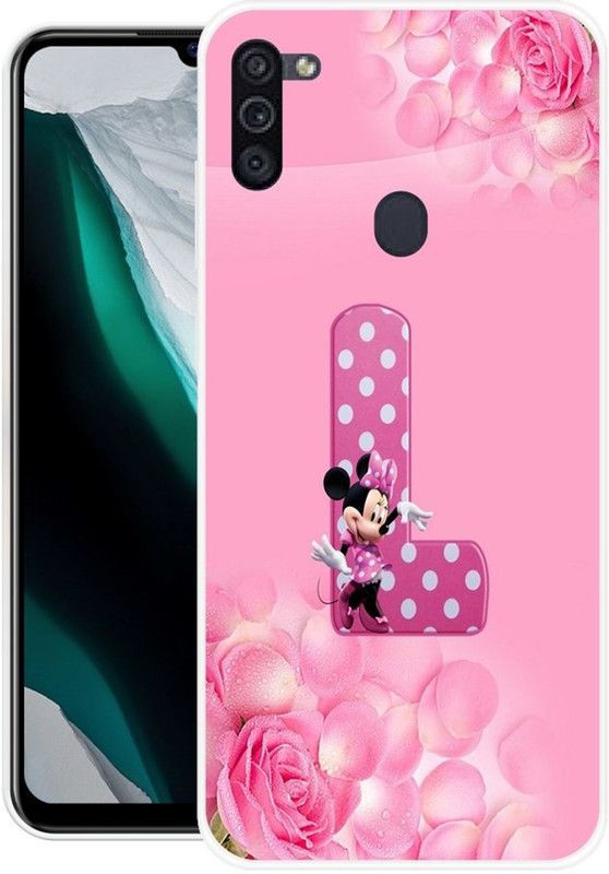 MUSKAY Back Cover for Samsung Galaxy M11  (Pink, Grip Case, Silicon, Pack of: 1)