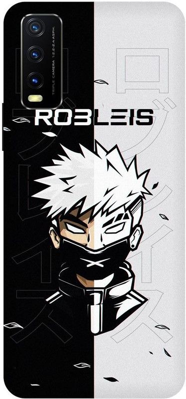 THE NARAYANA COLLECTIONS Back Cover for VIVO Y20A-V2052-V2054-KAKASHI,HATAKE,CARTOON,ANIME  (Multicolor, Hard Case, Pack of: 1)