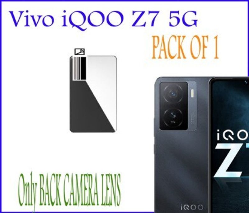 lazzy in hub Back Camera Lens Glass Protector for iQOO Z7 5G 0.14  (Pack of: 1)