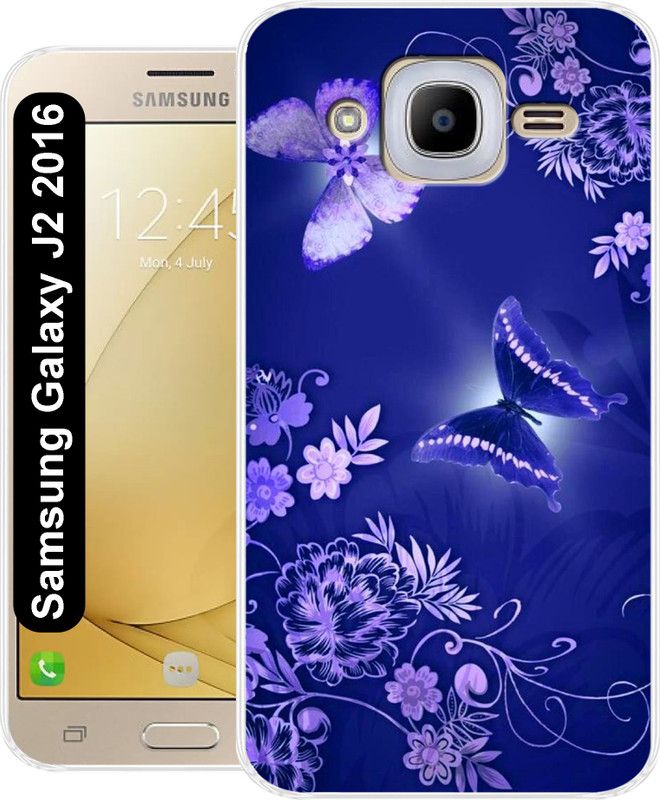 Cooltrend Back Cover for Samsung Galaxy J2 - 2016  (Blue, Flexible, Silicon, Pack of: 1)