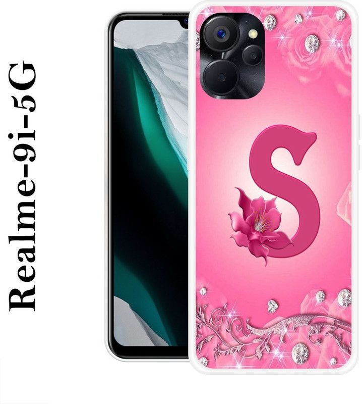 JATLAND Back Cover for Realme 9i 5G  (Pink, Grip Case, Silicon)