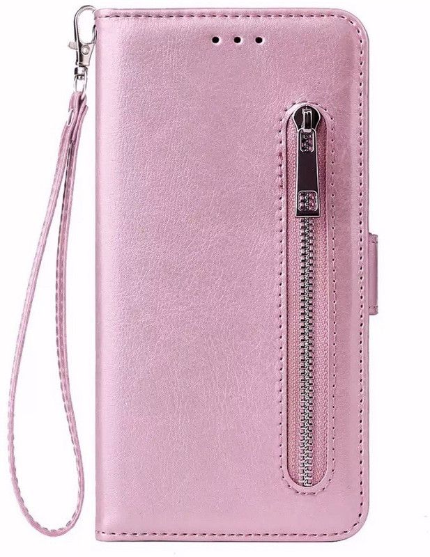 TELETEL Wallet Case Cover for Nokia 7 Plus  (Pink, Cases with Holder, Pack of: 1)