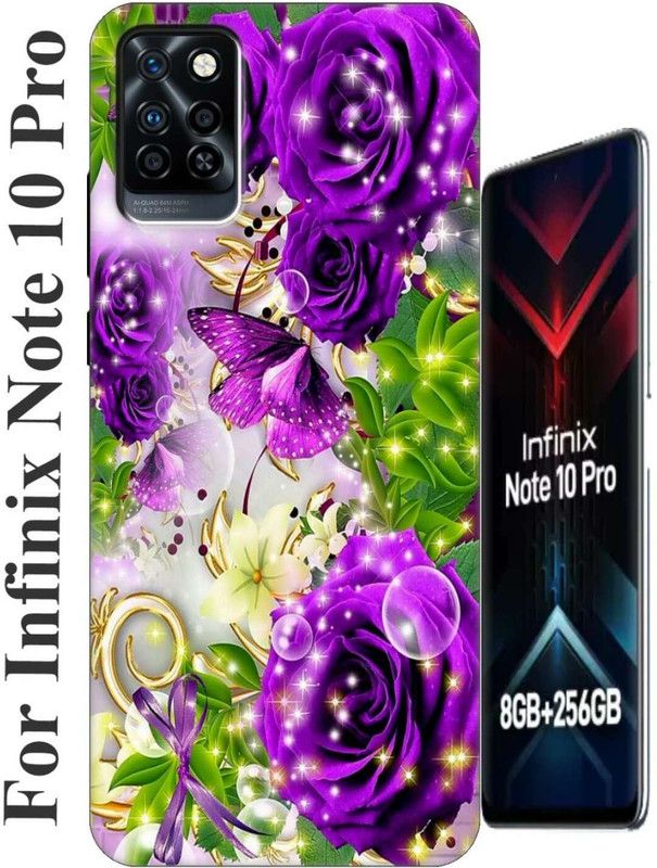 YornoSis Back Cover for Infinix Note 10 Pro 2784  (Red, Anti-radiation, Silicon, Pack of: 1)