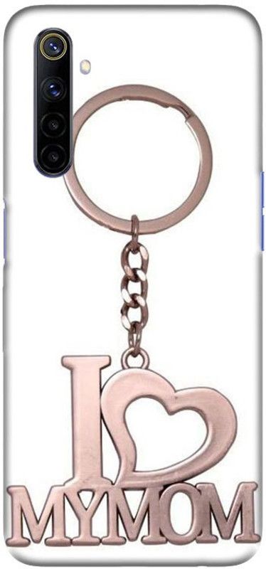 PNBEE Back Cover for Realme 6S - I Love Mom Print  (Multicolor, Hard Case, Pack of: 1)