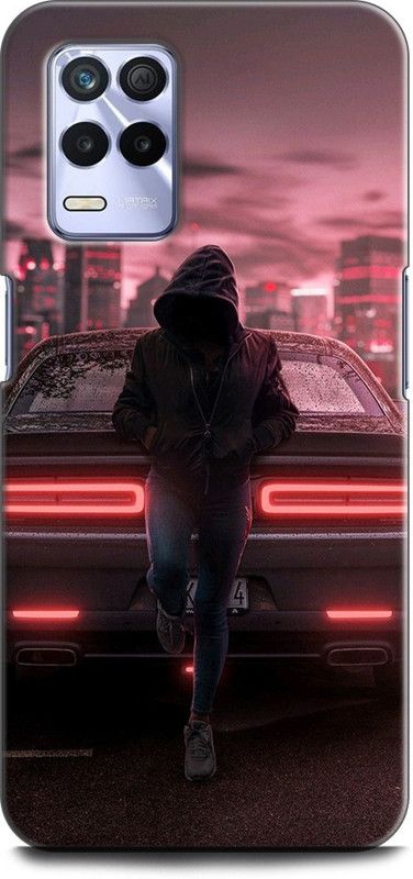 INDICRAFT Back Cover for Realme 9 5G, RMX3388 GIRL, HOOD, ANIME, MASK, SPARKS, TEXTURE, GLANCE  (Multicolor, Shock Proof, Pack of: 1)