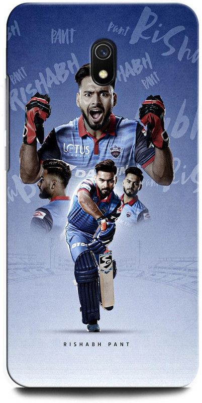 ORBIQE Back Cover for Redmi 8A MZB8458IN RISHABH PANT, CRICKET, INDIA, INDIANCRICKETCAPTAIN  (Multicolor, Hard Case, Pack of: 1)