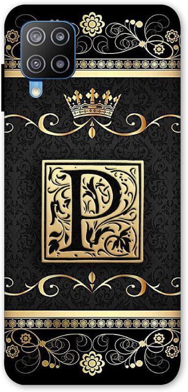 A1 Prints Back Cover for Samsung Galaxy F12, Samsung Galaxy M12  (Gold, Hard Case)