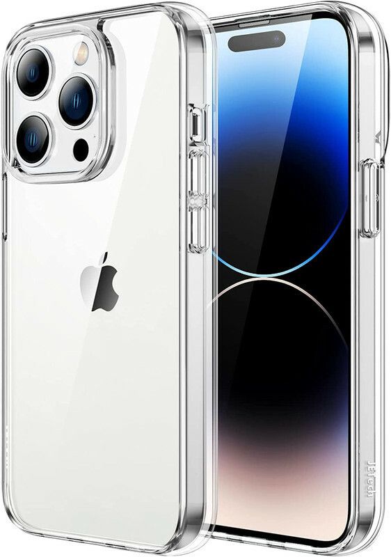 Bodoma Back Cover for Apple iPhone 14 Pro Max  (Transparent, Grip Case, Silicon, Pack of: 1)