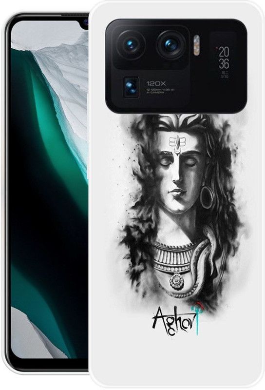Krtagy Back Cover for Mi 11 Ultra 5G  (Black, White, Dual Protection, Silicon, Pack of: 1)