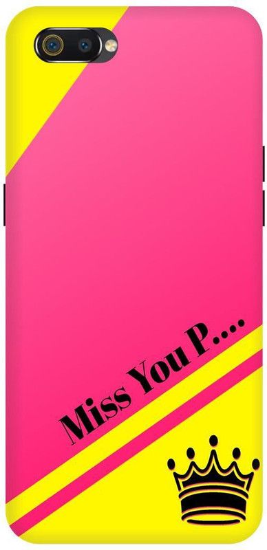 Bluvver Back Cover for Vivo Z1 Pro,Vivo 1951, Printed Miss you P Letter Back Cover  (Multicolor, Hard Case, Pack of: 1)