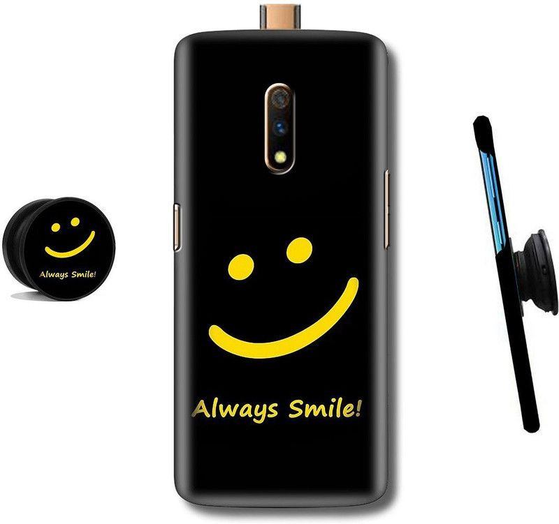 SPBR Back Cover for Realme X  (Black, Yellow, Cases with Holder)