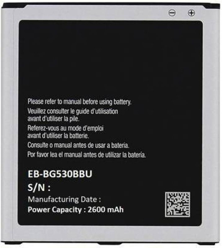 SR LONGLIFE Mobile Battery For SAMSUNG SAMSUNG Galaxy J2 Prime | SM-G532M | SM-G532F | SM-G532G | EB-BG530CBN | 2600mAh