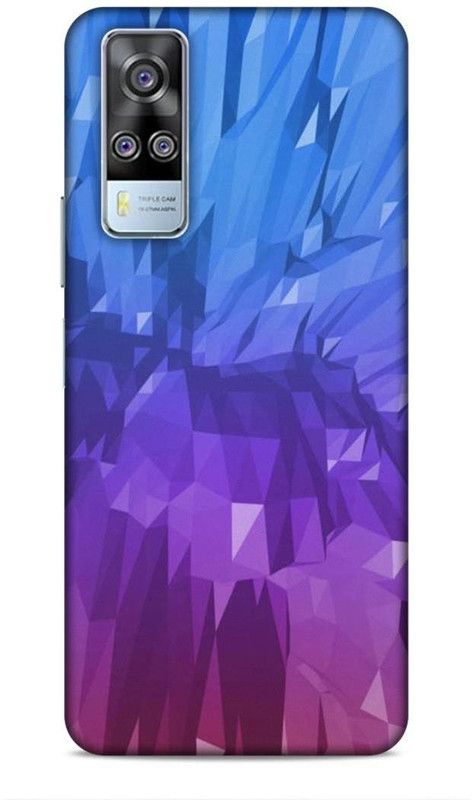 CRAFTARA Back Cover for VIVOY51 Y51a  (Blue, Pink, Hard Case)