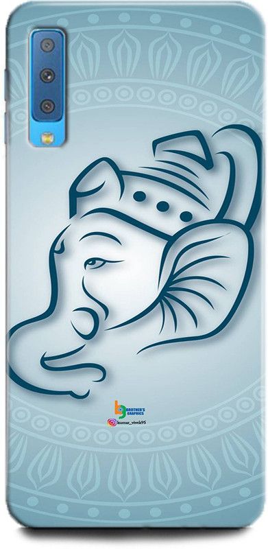 Afterglow Back Cover for SAMSUNG Galaxy A7 GANESH, GOD, GANPATI, GANESH JI  (Multicolor, Shock Proof, Pack of: 1)