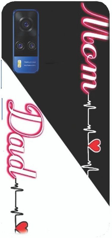 Zappy Back Cover for Vivo Y51 2020,VIVO Y51, Vivo Y51A,vivo Y31, vivo Y53s,Vivo Y51 2020,  (Black, White)