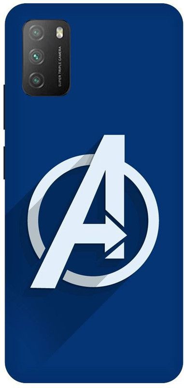 URCHIN Back Cover for Poco M3 Avengers Logo, Avengers, Avengers Logo, Avengers Sign, Marvel, Avenger, Comic  (Multicolor, Shock Proof, Pack of: 1)