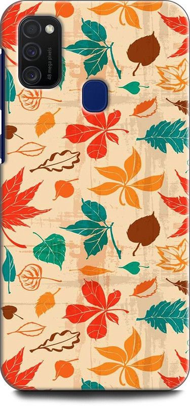 Afterglow Back Cover for SAMSUNG Galaxy M30s NATURE, FALL LEAVES, AUTUMN, ART, TEAL  (Multicolor, Shock Proof, Pack of: 1)