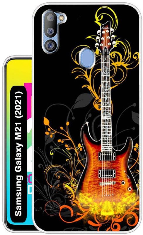 Case Club Back Cover for Samsung Galaxy M21 2021  (Black, Grip Case, Silicon, Pack of: 1)