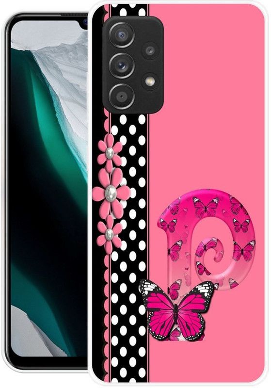 BLUEZAP Back Cover for Samsung Galaxy A52  (Pink, Black, Grip Case, Silicon, Pack of: 1)