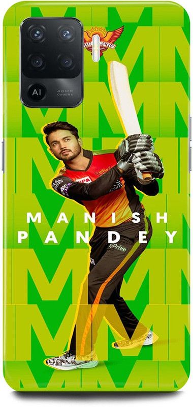 JUGGA Back Cover for OPPO F19 Pro, MANISH, PANDEY, INDIAN, PLAYER, SUNRISES  (Green, Hard Case, Pack of: 1)