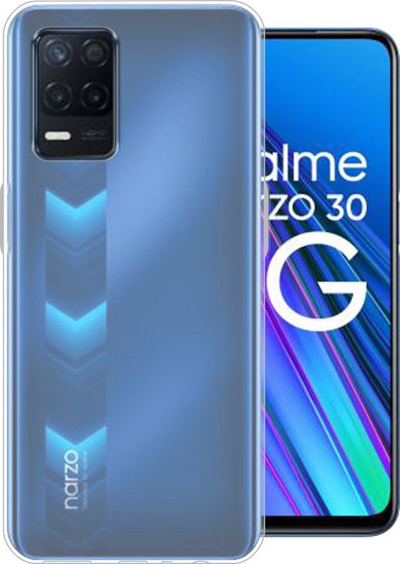 LoudCase Back Cover for Realme 9 5G, Realme Narzo 30 5G, Realme 8 5G  (Transparent, Grip Case, Silicon, Pack of: 1)