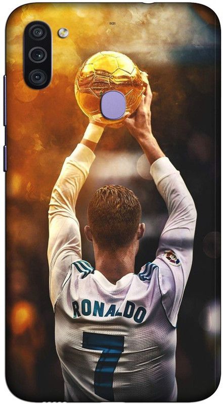 CROKIAN Back Cover for Samsung Galaxy M11 Ronaldo Back Cover  (Multicolor, Hard Case, Pack of: 1)